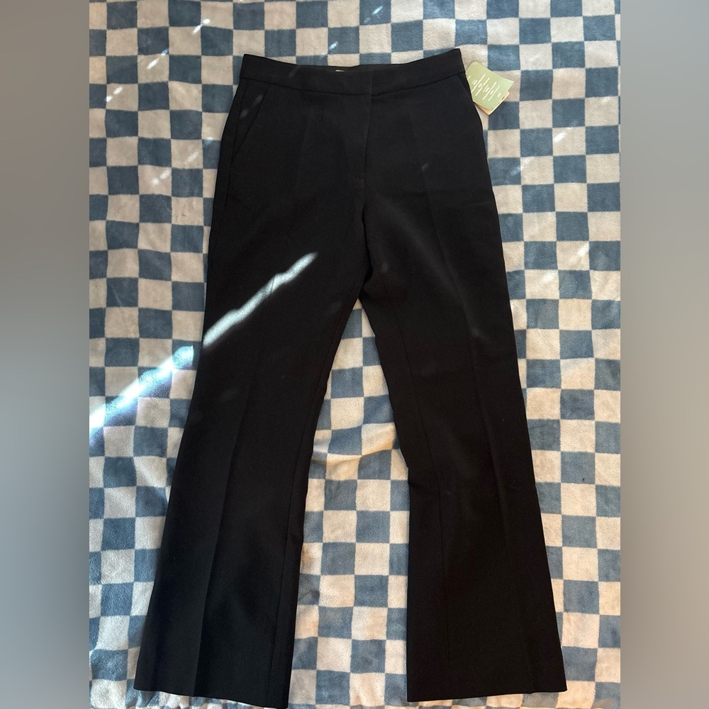 H&M black flare trouser pants